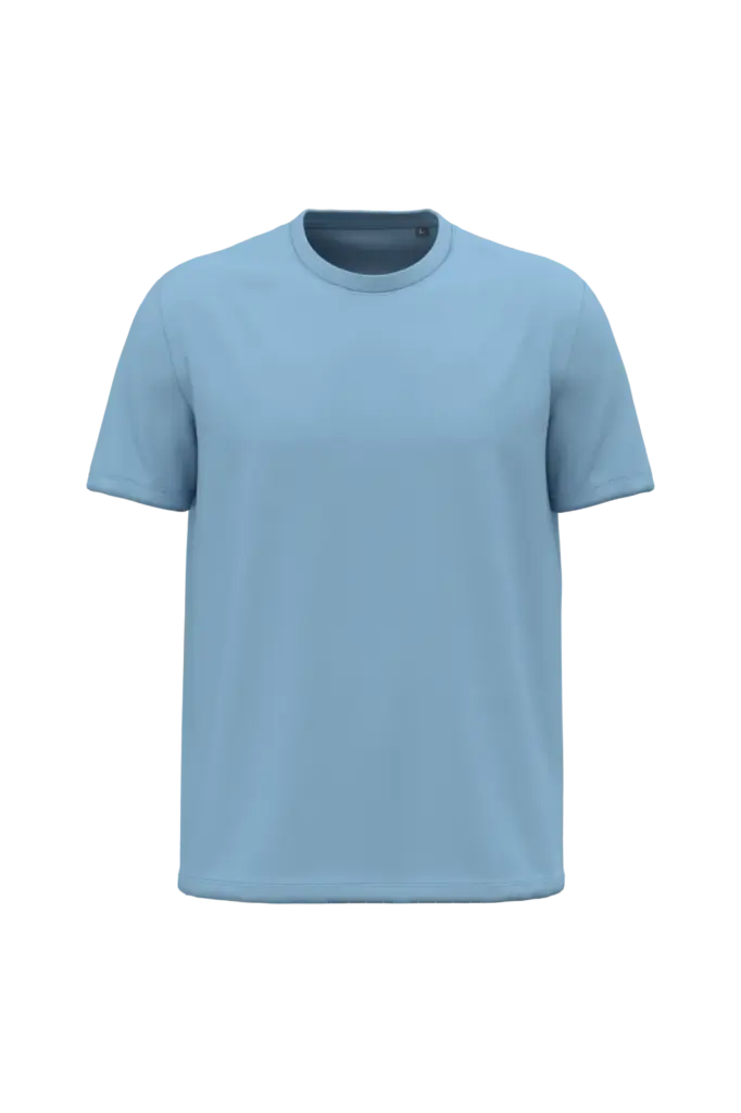 K3025ORG - Heren T-shirt Bio150, sky blue — productfoto 29