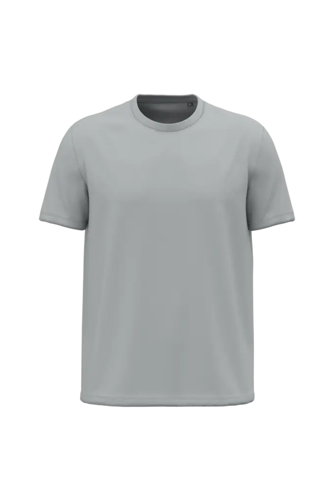 K3025ORG - Heren T-shirt Bio150, snow grey — productfoto 30