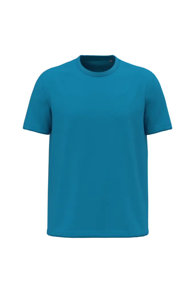 K3025ORG - Heren T-shirt Bio150, tropical blue — productfoto 32