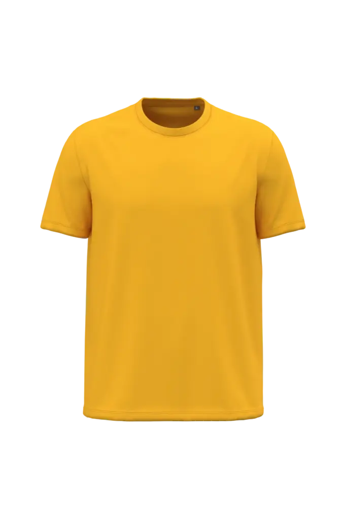 K3025ORG - Heren T-shirt Bio150, yellow — productfoto 37