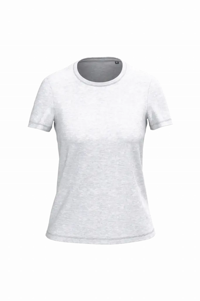 Dames T-shirt Bio150 IC, ash heather — productfoto 7
