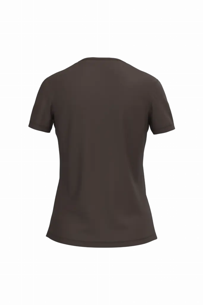 Dames T-shirt Bio150 IC, chocolate — productfoto 14