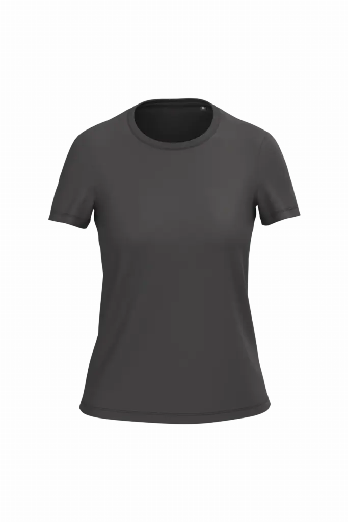 Dames T-shirt Bio150 IC, dark grey — productfoto 19