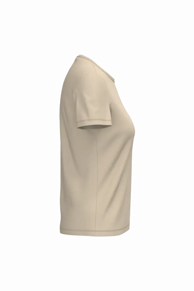 Dames T-shirt Bio150 IC, light sand — productfoto 39