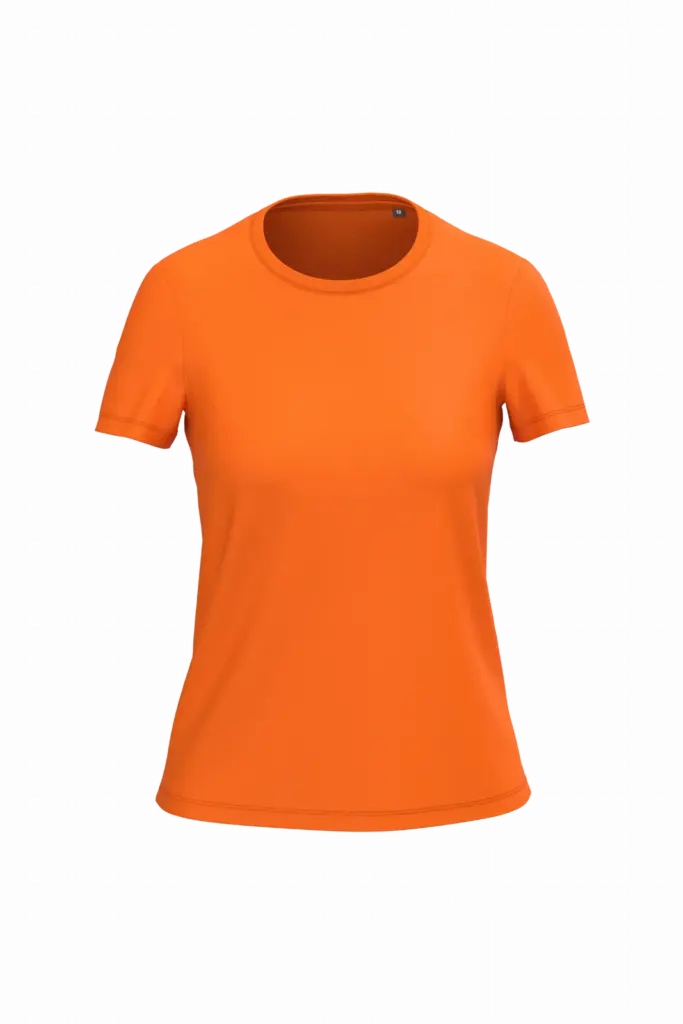 Dames T-shirt Bio150 IC, orange — productfoto 49