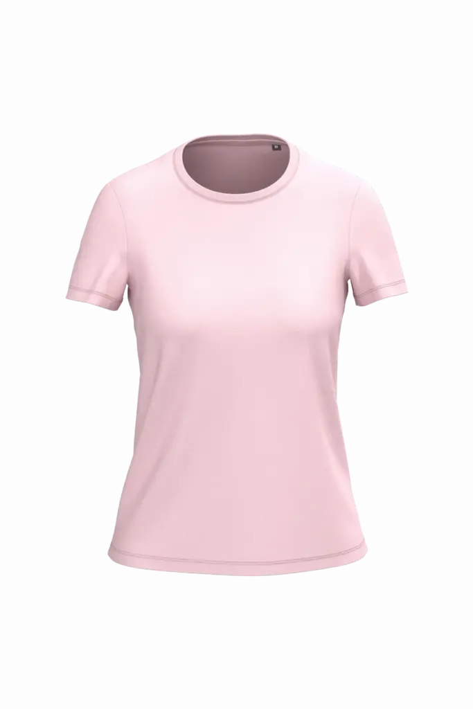 Dames T-shirt Bio150 IC, pale pink — productfoto 55