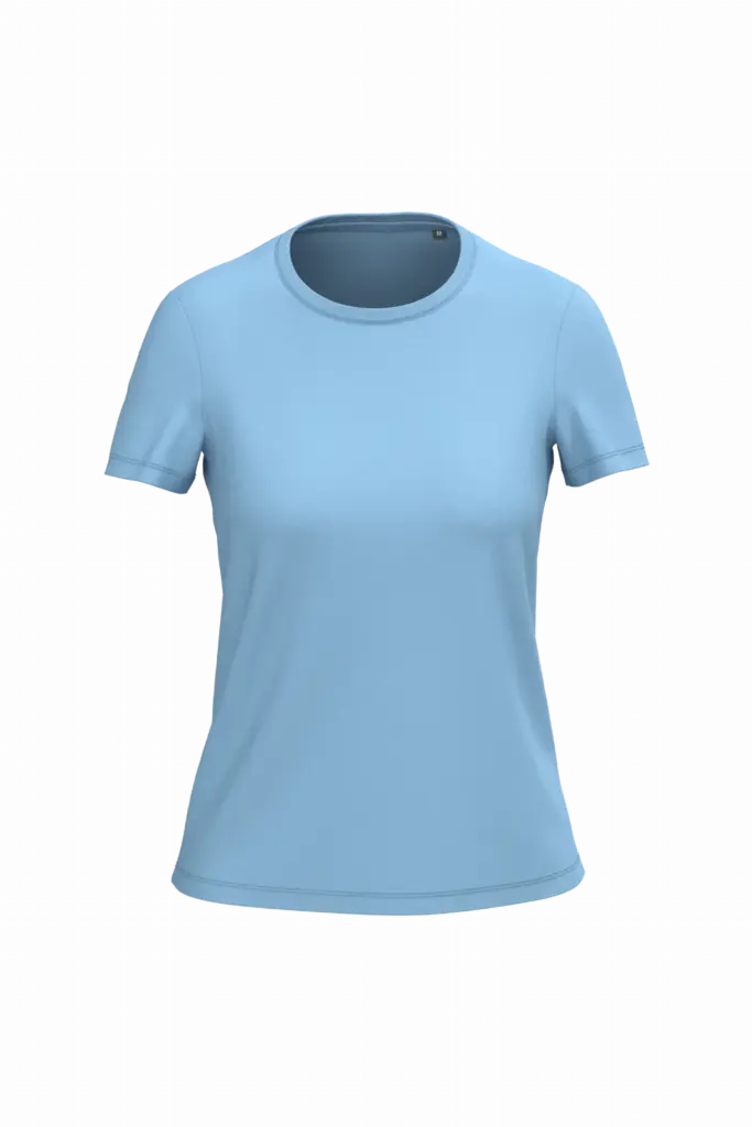 Dames T-shirt Bio150 IC, sky blue — productfoto 64