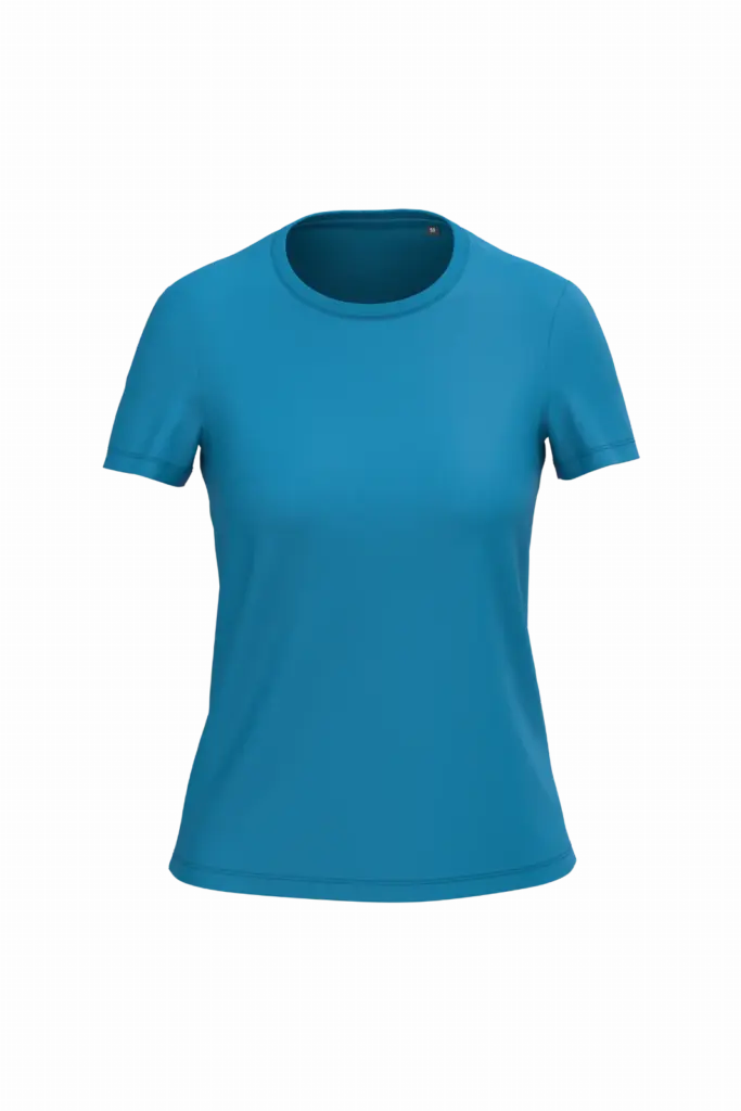 Dames T-shirt Bio150 IC, tropical blue — productfoto 67