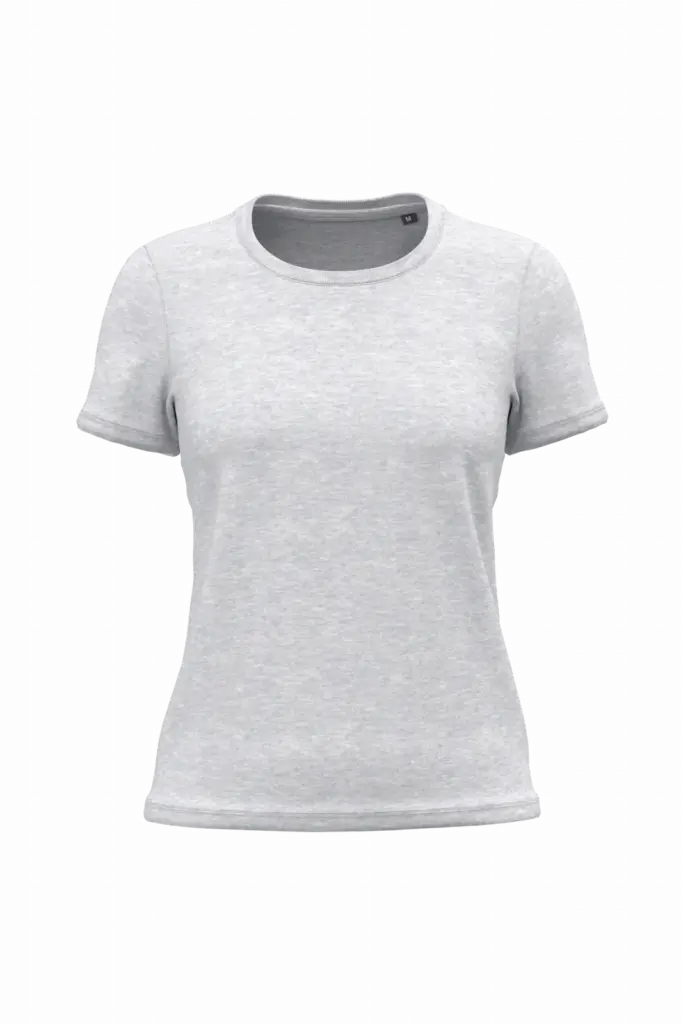 K3026ORG - Dames T-shirt Bio150, ash heather
