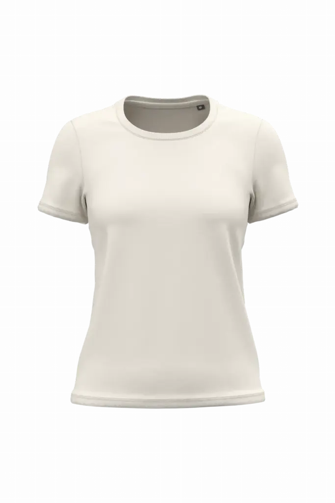 K3026ORG - Dames T-shirt Bio150, coconut milk — productfoto 4