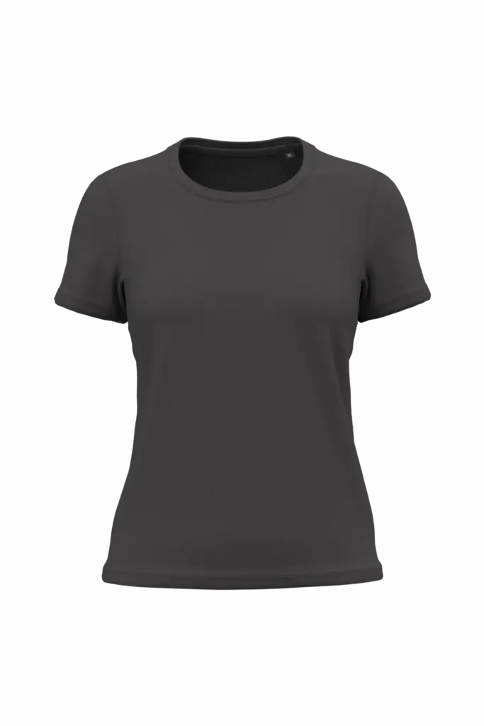 K3026ORG - Dames T-shirt Bio150, dark grey — productfoto 5