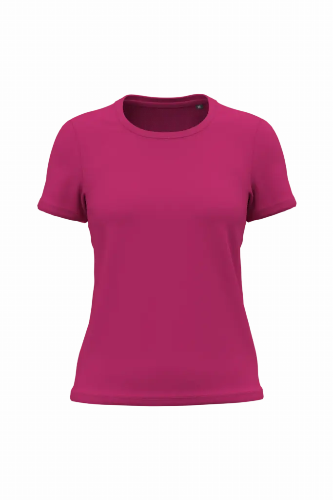 K3026ORG - Dames T-shirt Bio150, fuchsia — productfoto 8