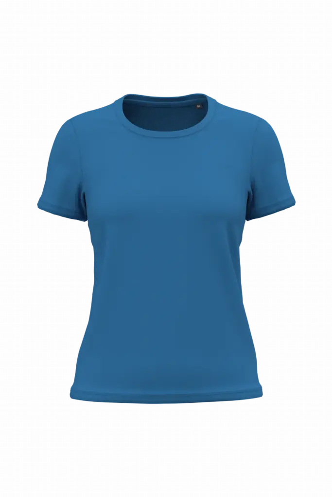 K3026ORG - Dames T-shirt Bio150, light royal blue — productfoto 11