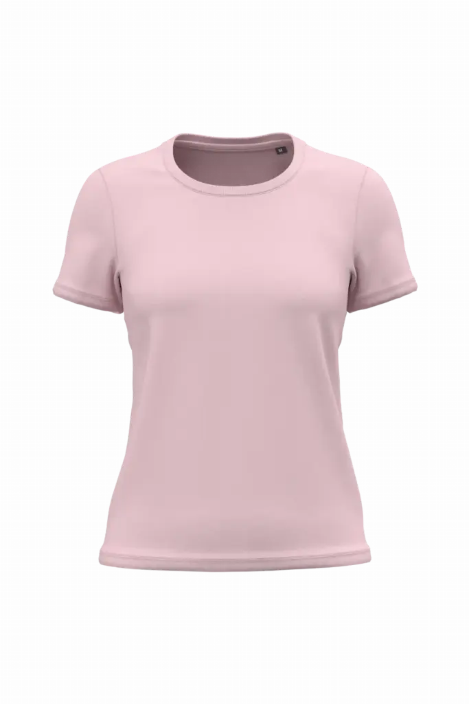 K3026ORG - Dames T-shirt Bio150, pale pink — productfoto 17