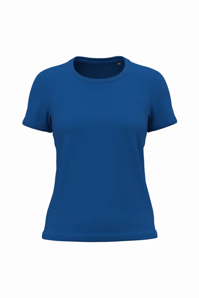 K3026ORG - Dames T-shirt Bio150, royal blue — productfoto 19