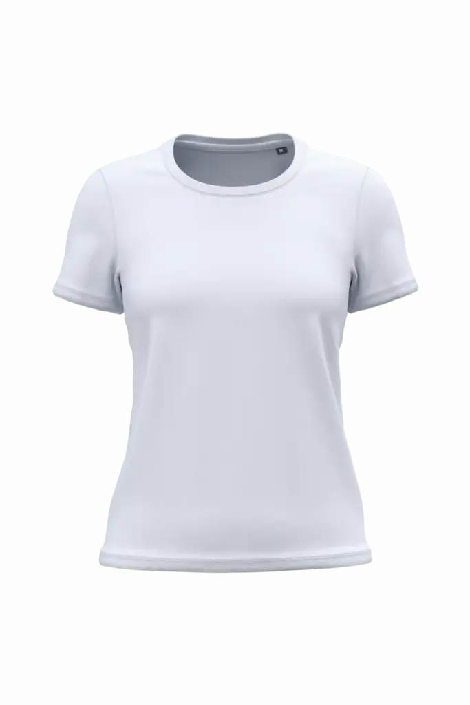 K3026ORG - Dames T-shirt Bio150, white — productfoto 22