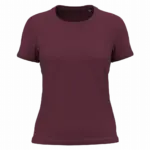 K3026ORG - Dames T-shirt Bio150, wine — productfoto 23