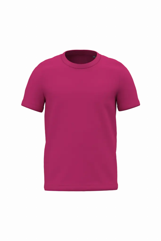 K3027ORG - Kinder T-shirt Bio150, fuchsia — productfoto 4