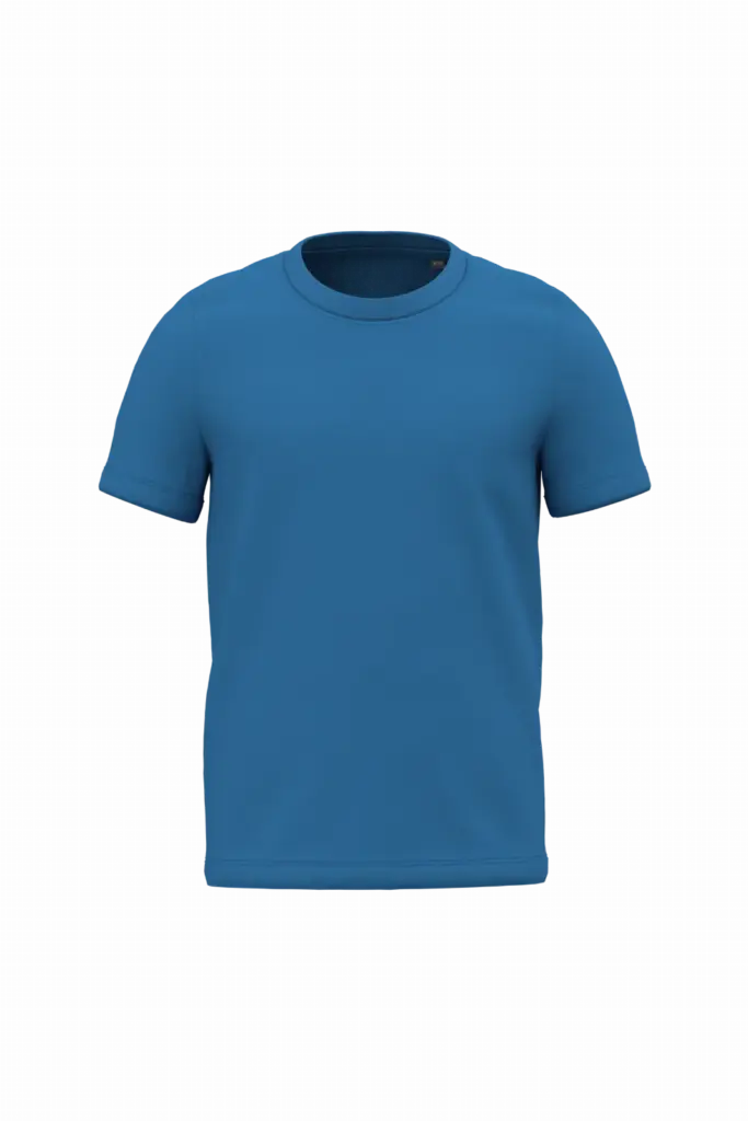 K3027ORG - Kinder T-shirt Bio150, light royal blue — productfoto 7