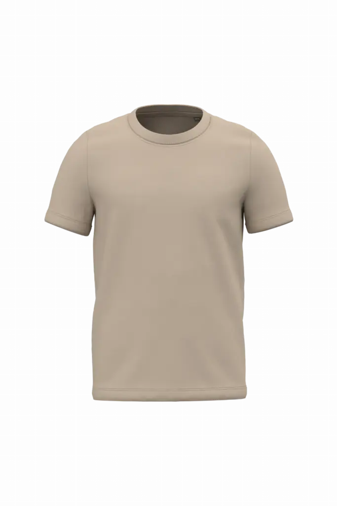 K3027ORG - Kinder T-shirt Bio150, light sand — productfoto 8