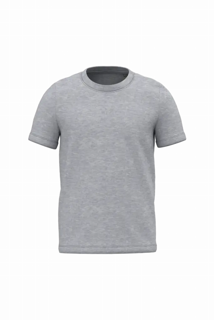 K3027ORG - Kinder T-shirt Bio150, oxford grey — productfoto 11