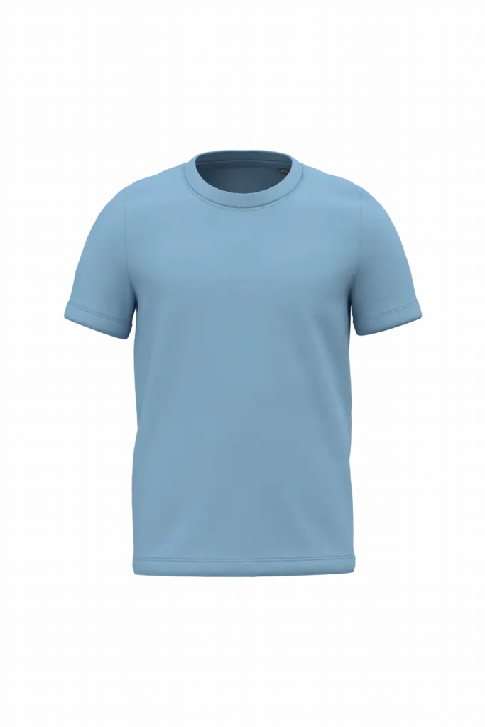 K3027ORG - Kinder T-shirt Bio150, sky blue — productfoto 16