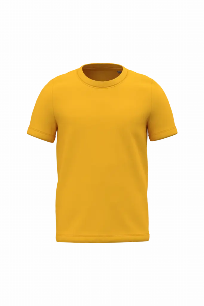 K3027ORG - Kinder T-shirt Bio150, yellow — productfoto 20