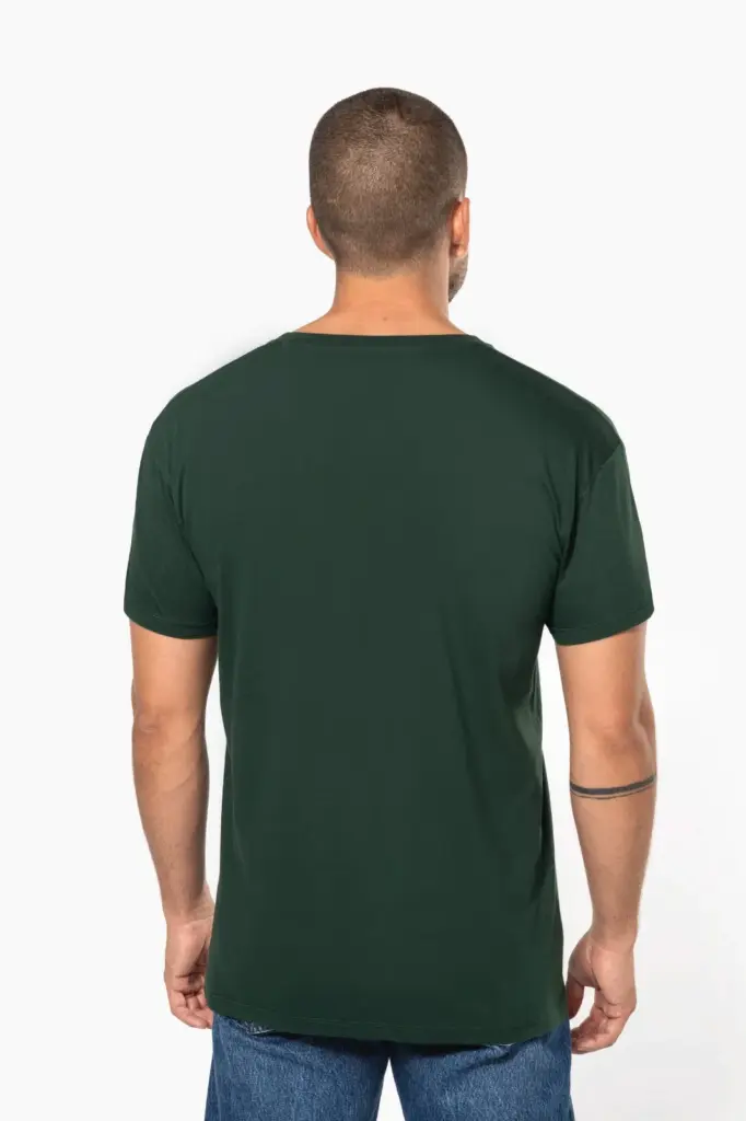 Heren-T-shirt BIO150 IC V-hals — productfoto 2