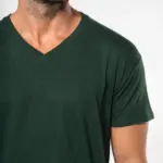 Heren-T-shirt BIO150 IC V-hals — productfoto 3