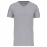 Heren-T-shirt BIO150 IC V-hals, oxford grey — productfoto 28