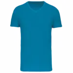 Heren-T-shirt BIO150 IC V-hals, tropical blue — productfoto 30