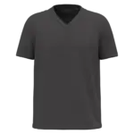 K3028ORG - Heren-T-shirt BIO150 V-hals, dark grey — productfoto 3