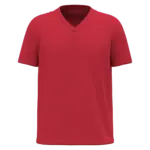 K3028ORG - Heren-T-shirt BIO150 V-hals, red — productfoto 10