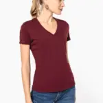 Dames-T-shirt BIO150 IC V-hals