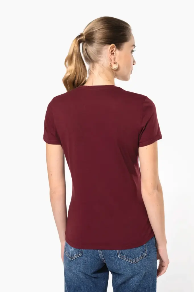 Dames-T-shirt BIO150 IC V-hals — productfoto 2