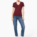 Dames-T-shirt BIO150 IC V-hals — productfoto 6