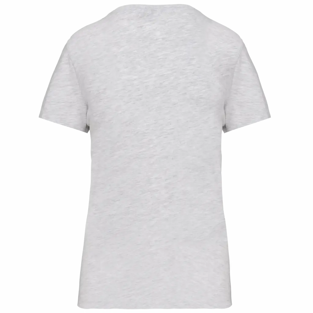 Dames-T-shirt BIO150 IC V-hals, ash heather — productfoto 9