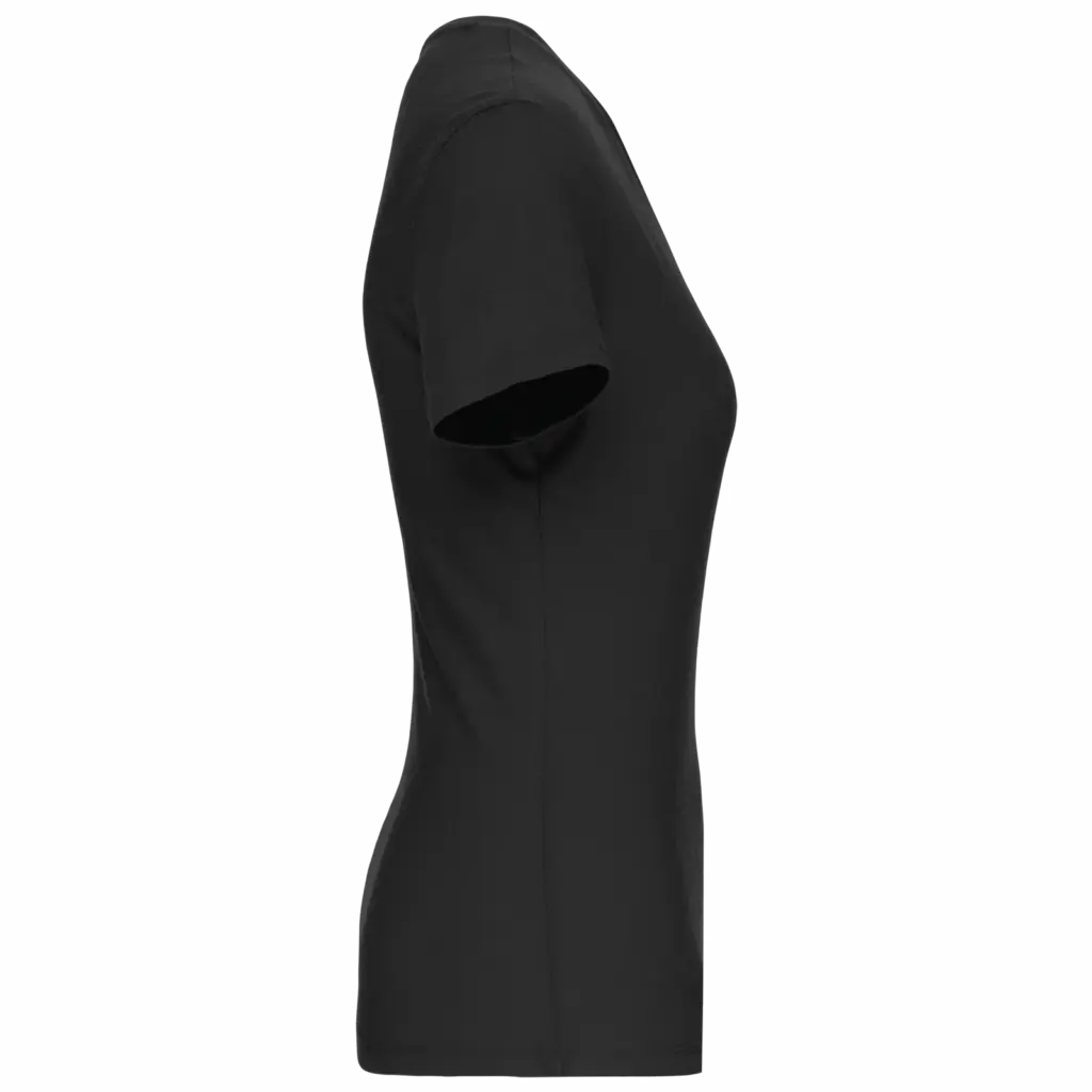 Dames-T-shirt BIO150 IC V-hals, black — productfoto 10