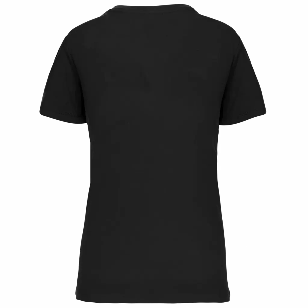 Dames-T-shirt BIO150 IC V-hals, black — productfoto 12