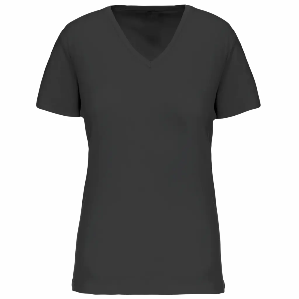 Dames-T-shirt BIO150 IC V-hals, dark grey — productfoto 14