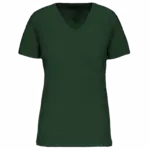 Dames-T-shirt BIO150 IC V-hals, forest green — productfoto 17