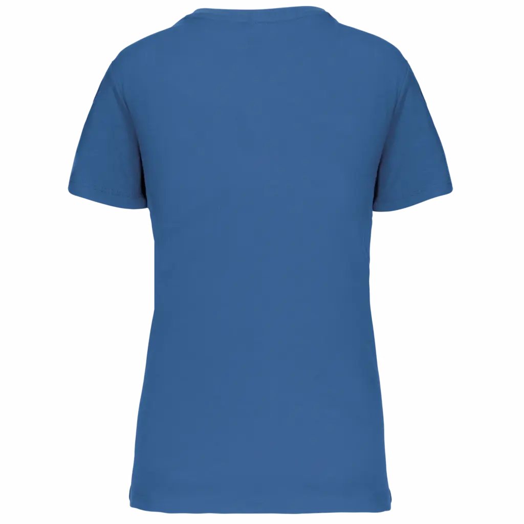 Dames-T-shirt BIO150 IC V-hals, light royal blue — productfoto 21