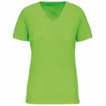 Dames-T-shirt BIO150 IC V-hals, lime — productfoto 23