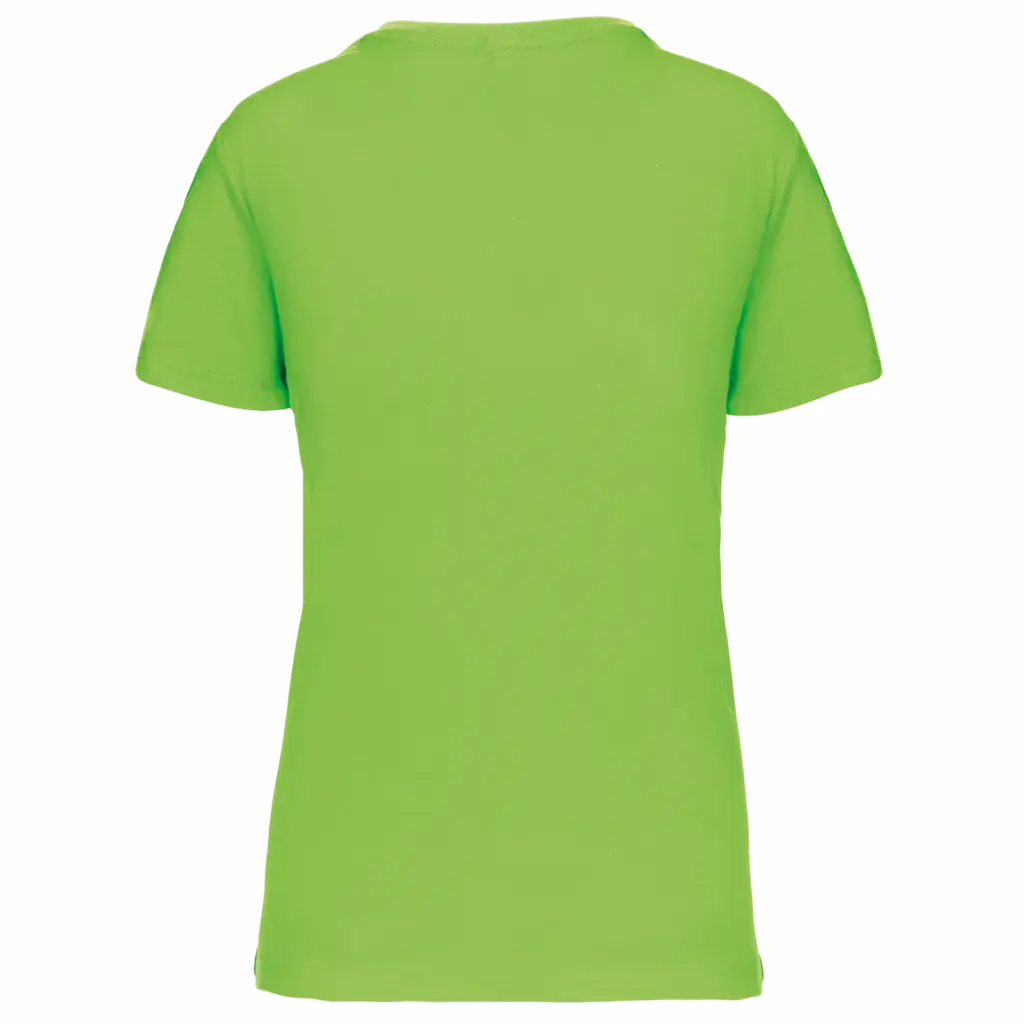 Dames-T-shirt BIO150 IC V-hals, lime — productfoto 24