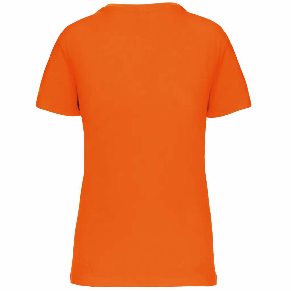 Dames-T-shirt BIO150 IC V-hals, orange — productfoto 30