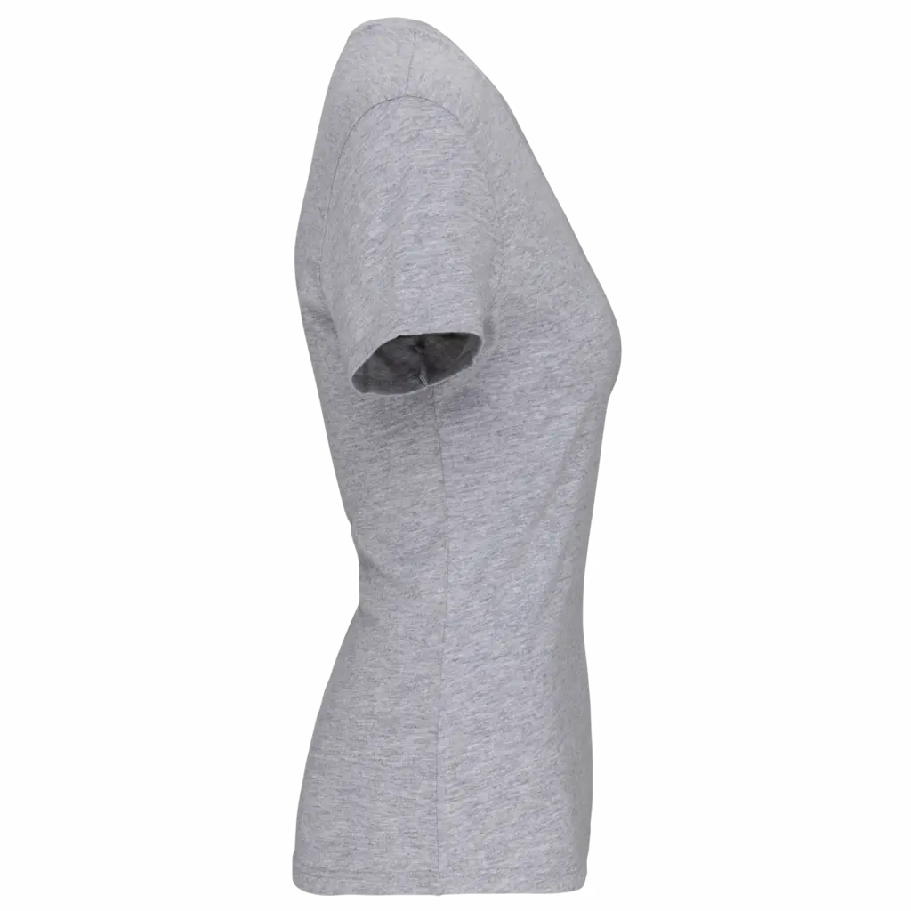 Dames-T-shirt BIO150 IC V-hals, oxford grey — productfoto 31