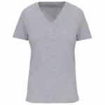 Dames-T-shirt BIO150 IC V-hals, oxford grey — productfoto 32