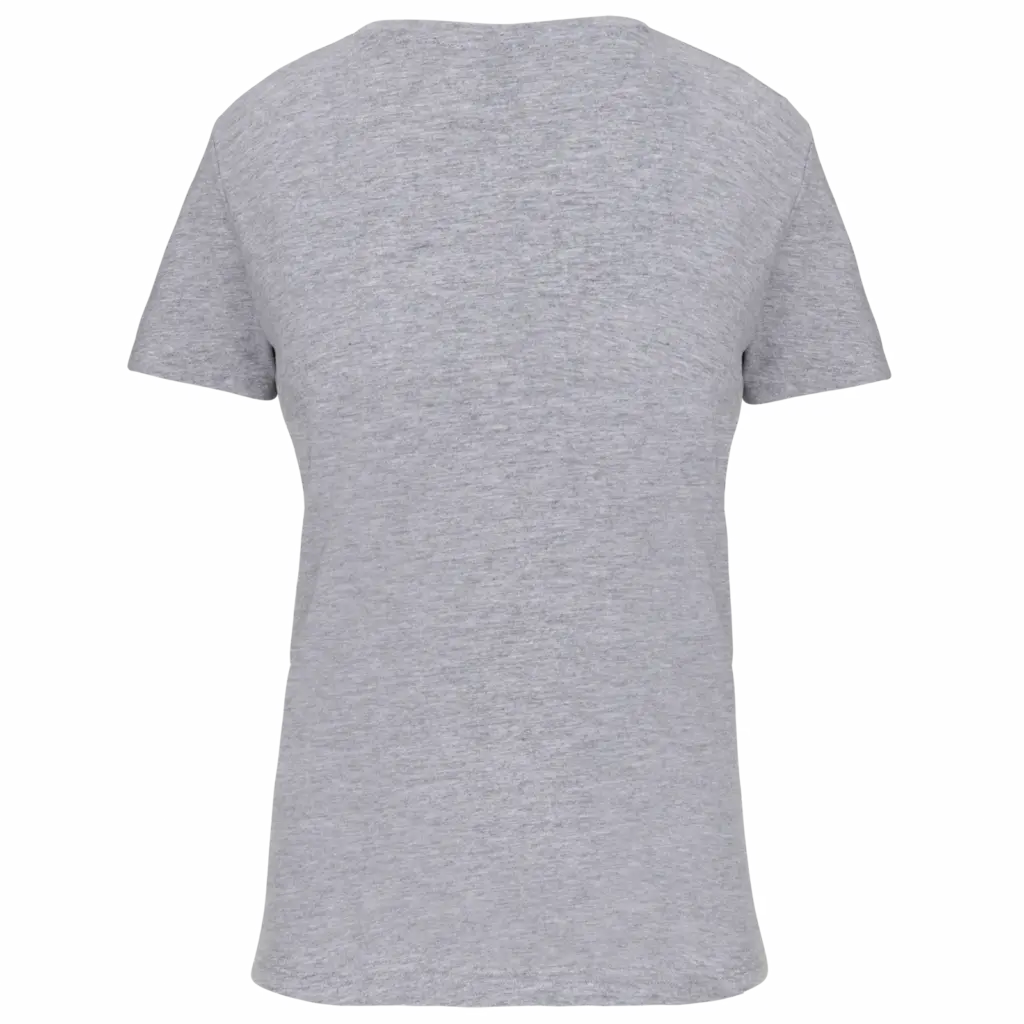 Dames-T-shirt BIO150 IC V-hals, oxford grey — productfoto 33