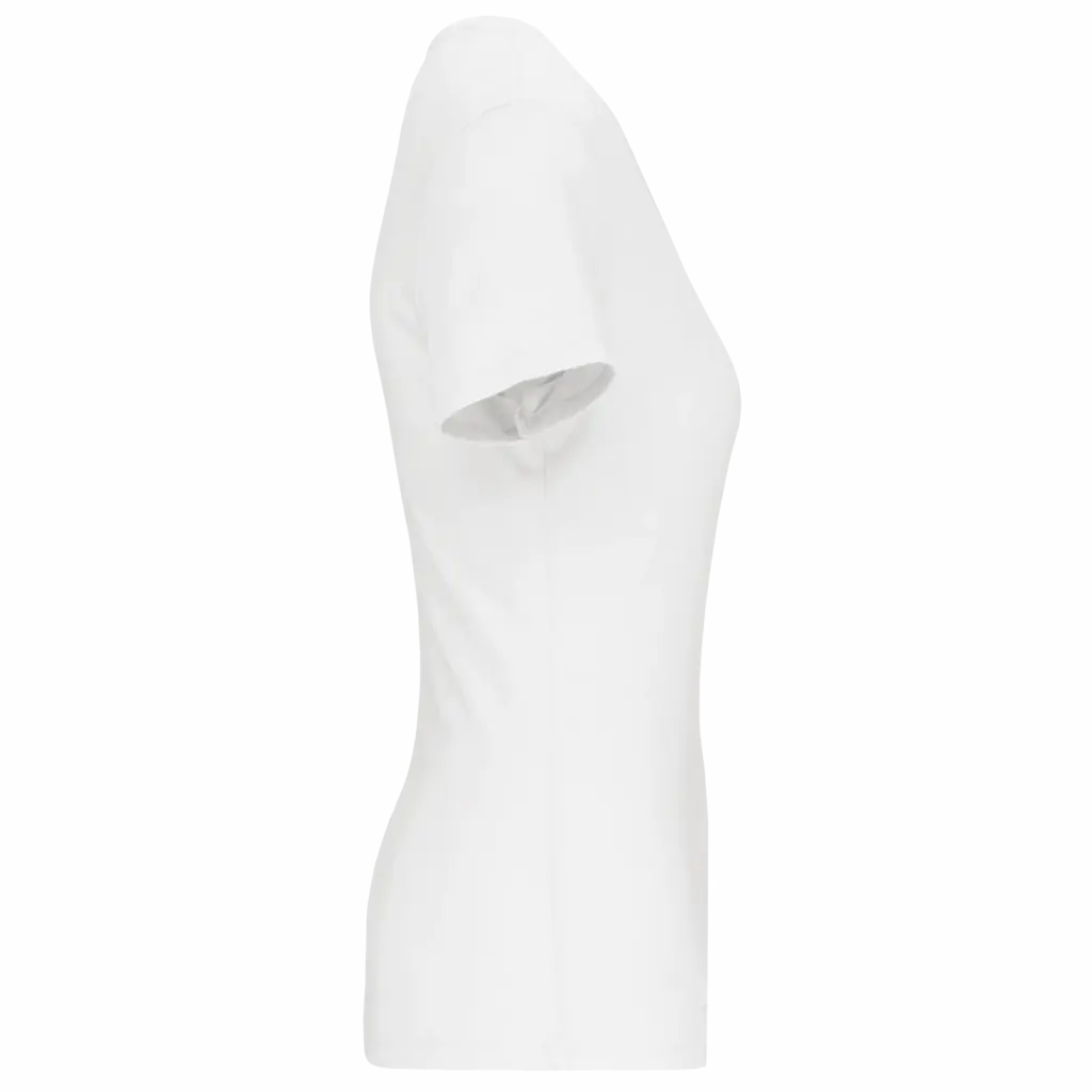 Dames-T-shirt BIO150 IC V-hals, white — productfoto 40