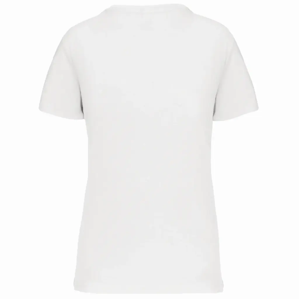Dames-T-shirt BIO150 IC V-hals, white — productfoto 42